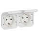 069675L LEGRAND PL-COMP E/S 2X2P+T AUT HOR BL
