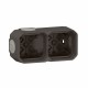 069602L LEGRAND PL-COMP SUP BOX 2 ELE H/V ANT