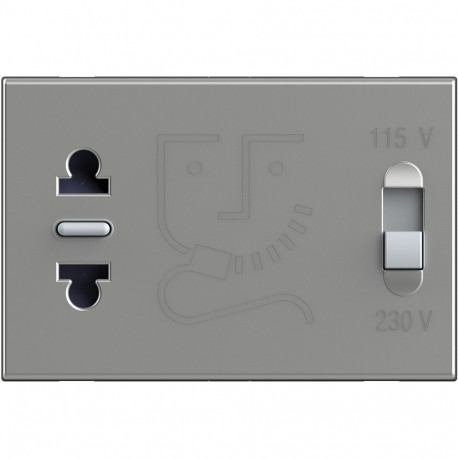 RA4177 BTCINO CL-BASE AFEI 2P 115 3M ALUM