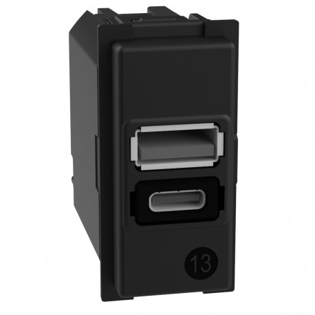 K4191AC BTCINO LN-BASE USBA+C 3A/5V 1M