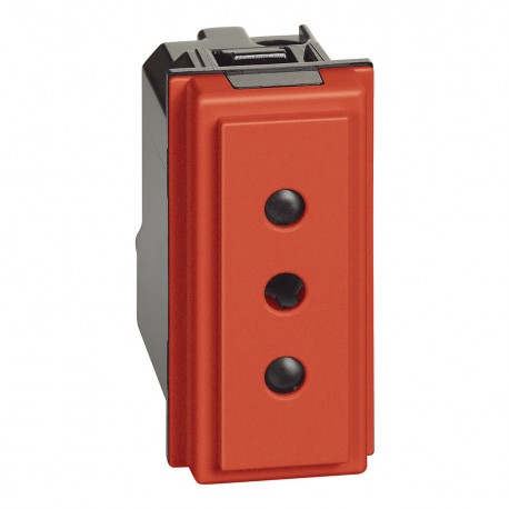 KR4113 BTCINO LN-BASE IT 2P+T 10A 1M ROUGE