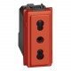 KR4180 BTCINO LN-BASE IT 2P+T 16A 1M RED