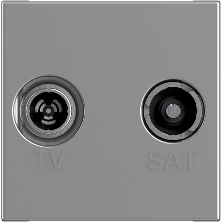 RA4217M2P10 BTCINO CL-BASE TV/R-SAT FINALE 2M ALUM