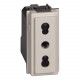KM4180 BTCINO LN-BASE IT 2P+T 16A 1M SAND