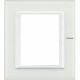 HA4826VBB BTCINO AX-PLACA 3+3M CRISTAL BLAN