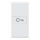 N4916F BTCINO LL-TECLA LL ILUM CHAVE 1M BRANCO.