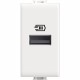 AM4191A BTCINO MX-BASE USB 3A/5V 1M BLAN