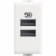 AM4191AA BTCINO MX-BASE USBA+A 3 А / 5 В 1 М BLAN