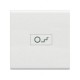 N4916M2B BTCINO LL-TECLA LL IL LUZ ESC 2M BRANCO.