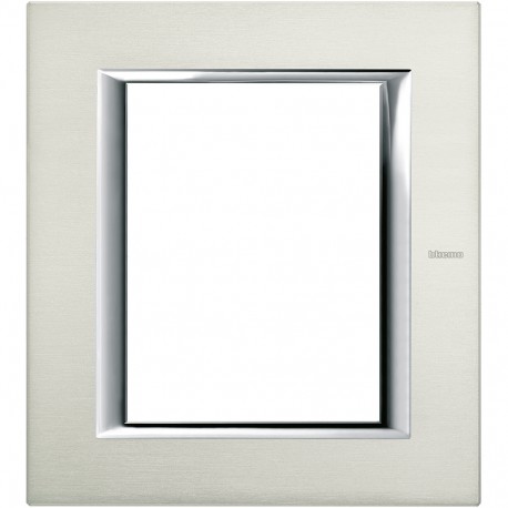 HA4826XC BTCINO AX-PLACA 3+3M ALUM PULIDO