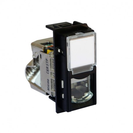 KG4279C6AS BTCINO LN-BASE RJ45 CAT6A STP 1M DARK