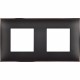 R4802M2BH BTCINO CL-PLATE 2X2M NICHEL NERO