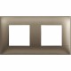 R4802M2TM BTCINO CL-PLACA 2X2M TITANIO MET.