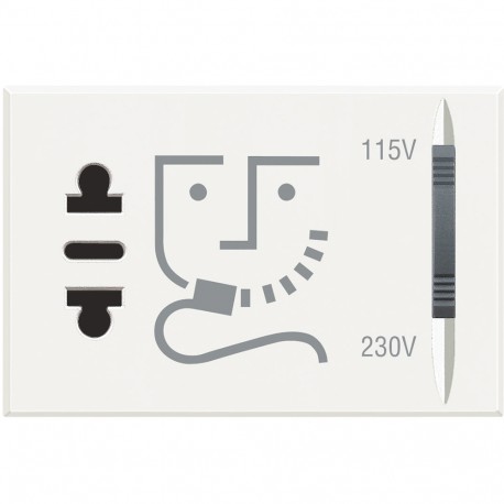 HD4177 BTCINO AX-BASE AFEI 2P 115 3M BRANCO.