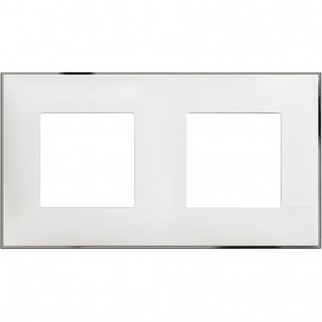 R4802M2WR BTCINO CL-PLATTE 2X2M WEIß CHROM