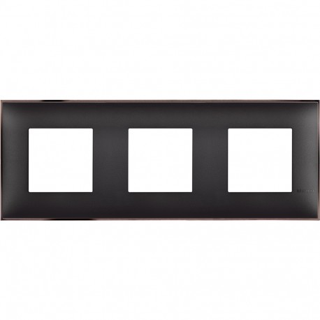 R4802M3BH BTCINO PLAQUE CL 2X3M NICKEL NOIR