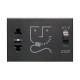 RG4177 BTCINO CL-BASE AFEI 2P 115 3M ТЕМНЫЙ