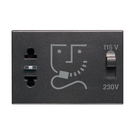 RG4177 BTCINO CL-BASE AFEI 2P 115 3M ТЕМНЫЙ