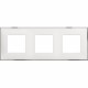 R4802M3WR BTCINO CL-PLATE 2X3M WHITE CHROME