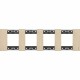 KA4802M4ZW BTCINO PLACA DE LN 2X4M OURO