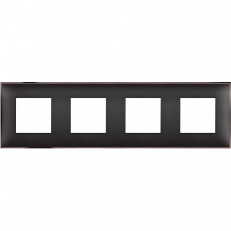 R4802M4BH BTCINO CL-ПЛАСТИНА 2X4M НИКЕЛЬ ЧЕРНЫЙ