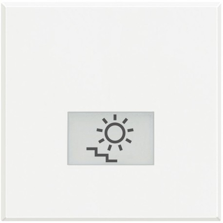 HD4921M2LB BTCINO AX-TECLA ILUM LUZ ESC 2M BRANCO.