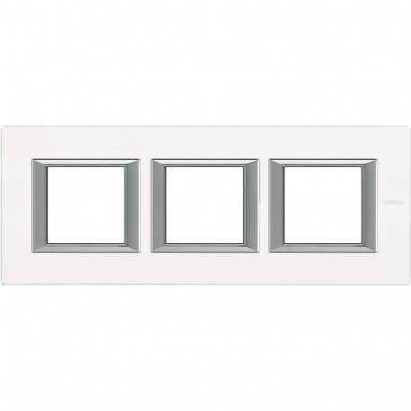 HA4802M3HVBB BTCINO AX-PLAQUE DE 2X3M) HOR CRISTAL BLANC