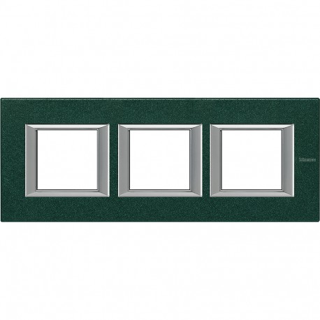 HA4802M3HVS BTCINO AX-PLATE 2X3M HOR GREEN SEVRES