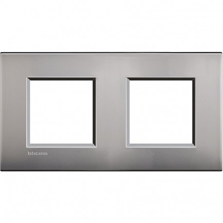 LNE4802M2NK BTCINO LL-PLACCA ARIA 2X2M NICHEL
