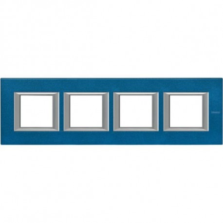 HA4802M4HBM BTCINO AX-PLATE 2X4M HOR BLUE MEISSEN