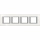 HA4802M4HHD BTCINO AX-PLATE 2X4M HOR WHITE AXOL