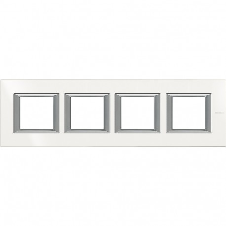 HA4802M4HHD BTCINO AX-PLACA 2X4M HOR BRANCO AXOL