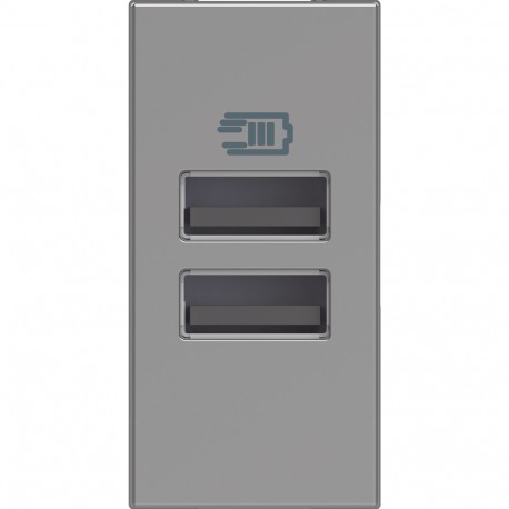 RA4191AA BTCINO CL-BASE USB A + A 3A / 5V 1M ALUM
