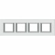 HA4802M4HVKA BTCINO AX-PLAQUE 2X4M HOR KRISTALL