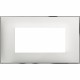 R4804WR BTCINO CL-PLATE 4M WHITE CHROME