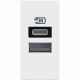 RW4191AC BTCINO CL-BASE USB A+C 3A/5V 1M BLAN