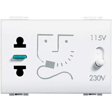 N4177 BTCINO LL-BASE AFEI 2P 115 3M BRANCO.