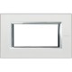 HA4804SAN BTCINO AX-PLATE 4M SILVER