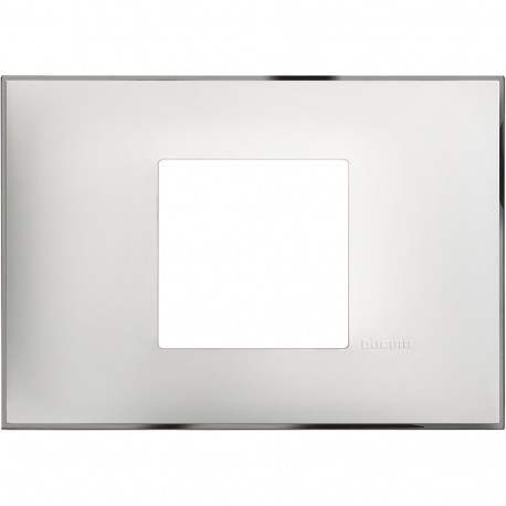 R4819WR BTCINO CL-PLATE 2M CENT WHITE CHROME