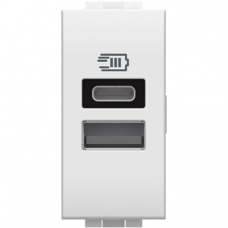 N4191AC BTCINO LL-БАЗА USB A+C 3A/5V 1M BLAN