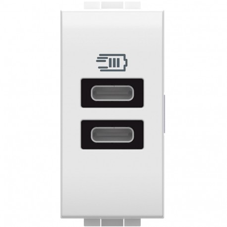 N4191CC BTCINO LL-BASE USB C+C 3A/5V 1M BLAN