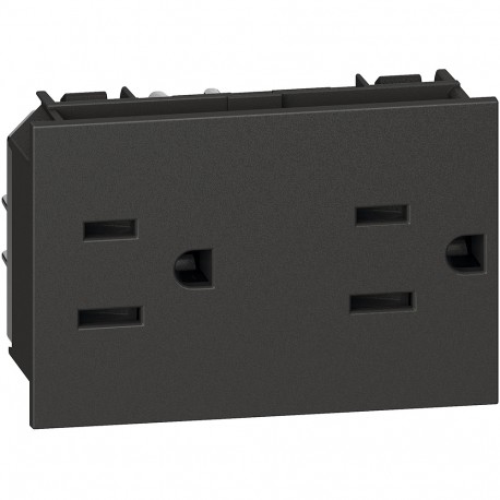 KG4188 BTCINO LN-BASE AME 2X2P+T 15A 3M DUNKEL