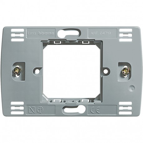 C4719 BTCINO LU-SUPPORT RECTAN GERISSEN 2M CENT