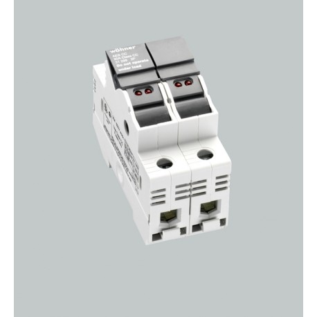31299 WOEHNER Bauart CC 2p, 30A / 600V Sicherungshalter mit Kontrollleuchte