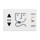 RW4177 BTCINO CL-BASE AFEI 2P 115 3M BLAN