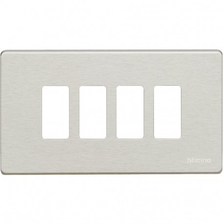 504/4/AL BTCINO MG-PLACA 4M ALUMINIO