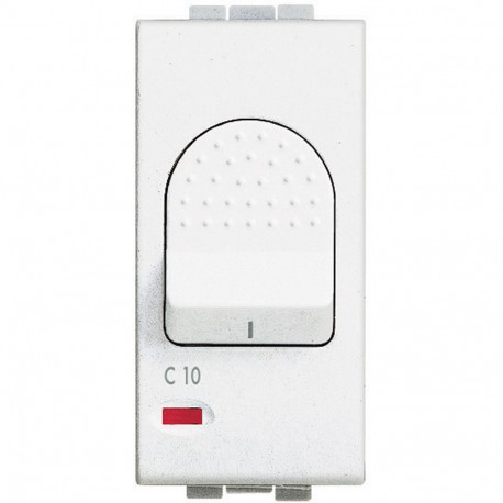 N4301/10 BTCINO ЛЛ-МАГ, 1П+Н 10А 3КА 1М БЕЛЫЙ