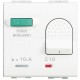 N4305/10 BTCINO LL-M+DIFF 1P+N 10A 10MA 2M WHITE