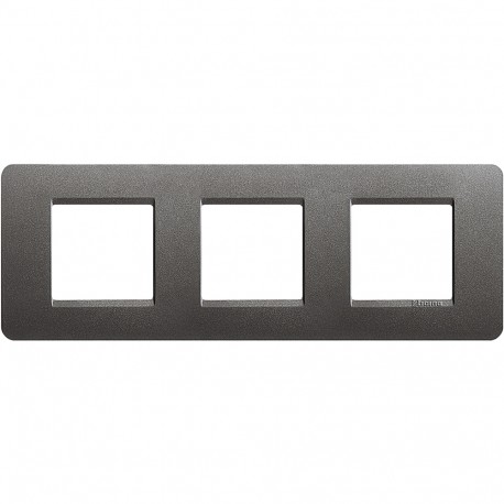 AM4802/3IR BTCINO MX-PLACA 2X3M ACERO