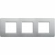 AM4802/3SL BTCINO MX-PLAQUE DE 2X3M) ARGENT